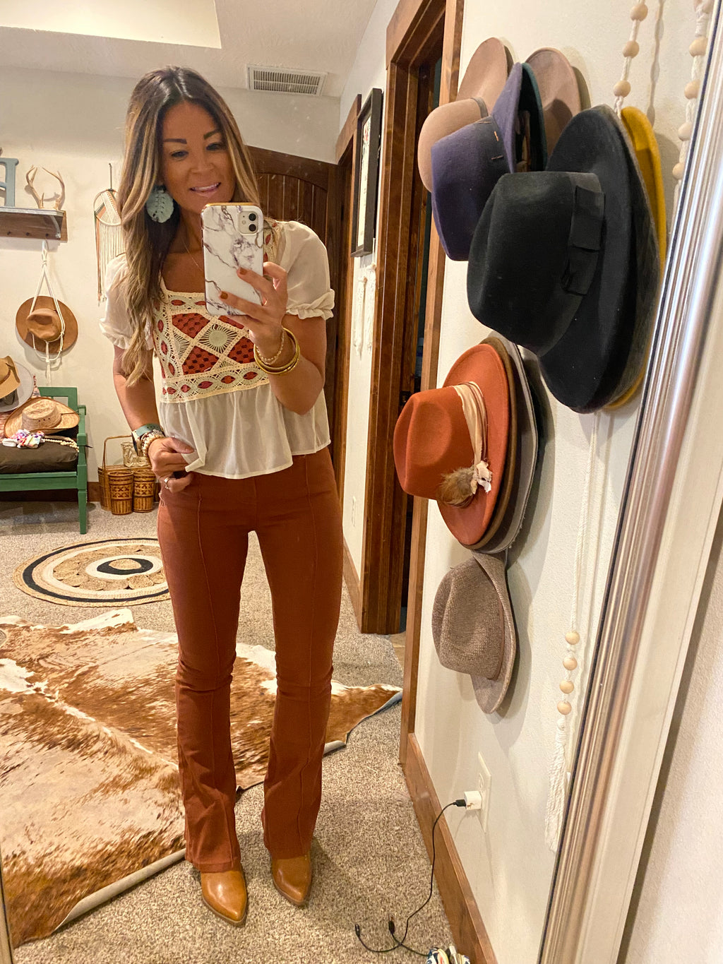 Crochet  peplum top