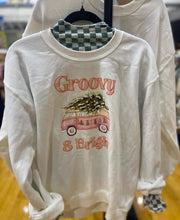 Load image into Gallery viewer, Groovy and Bright Christmas pullover
