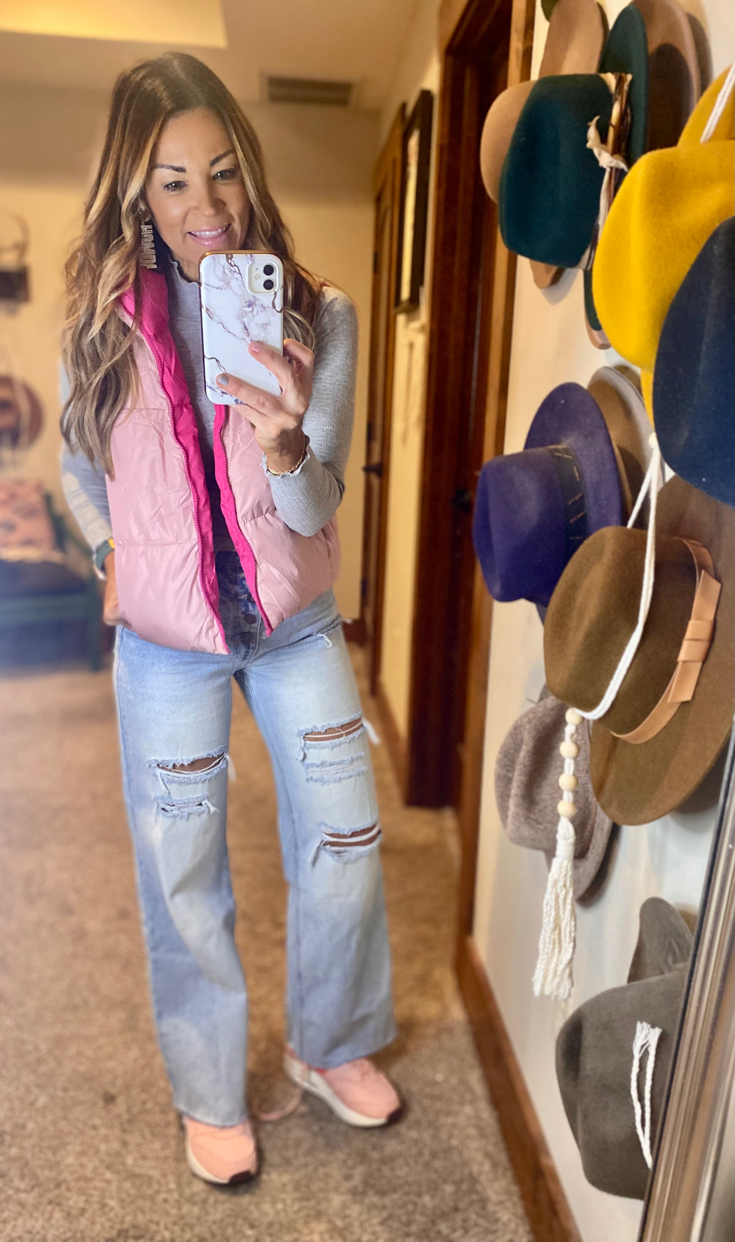 Magnolia vest pink / light pink