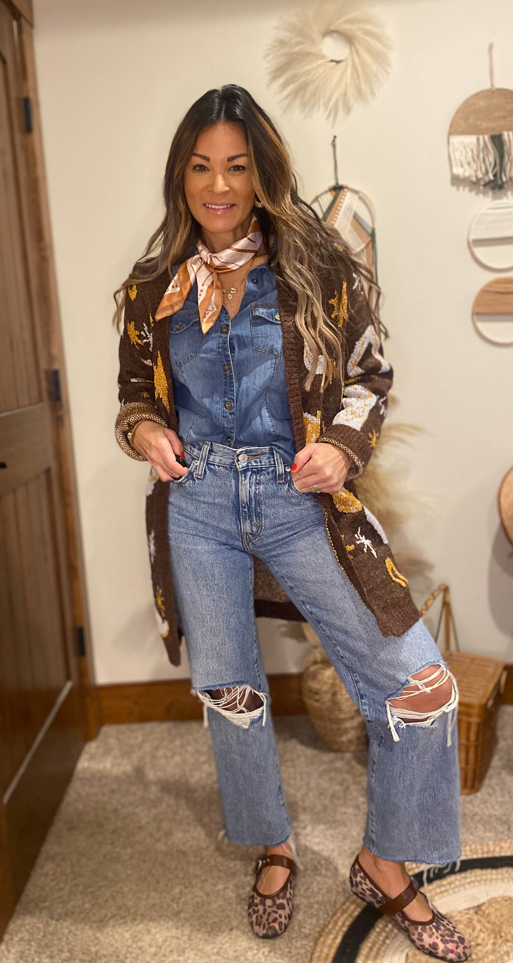 Cowgirl chic cardigan
