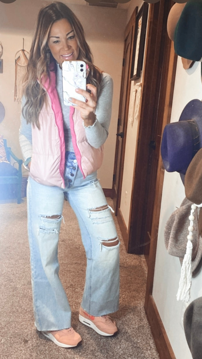 Magnolia vest pink / light pink