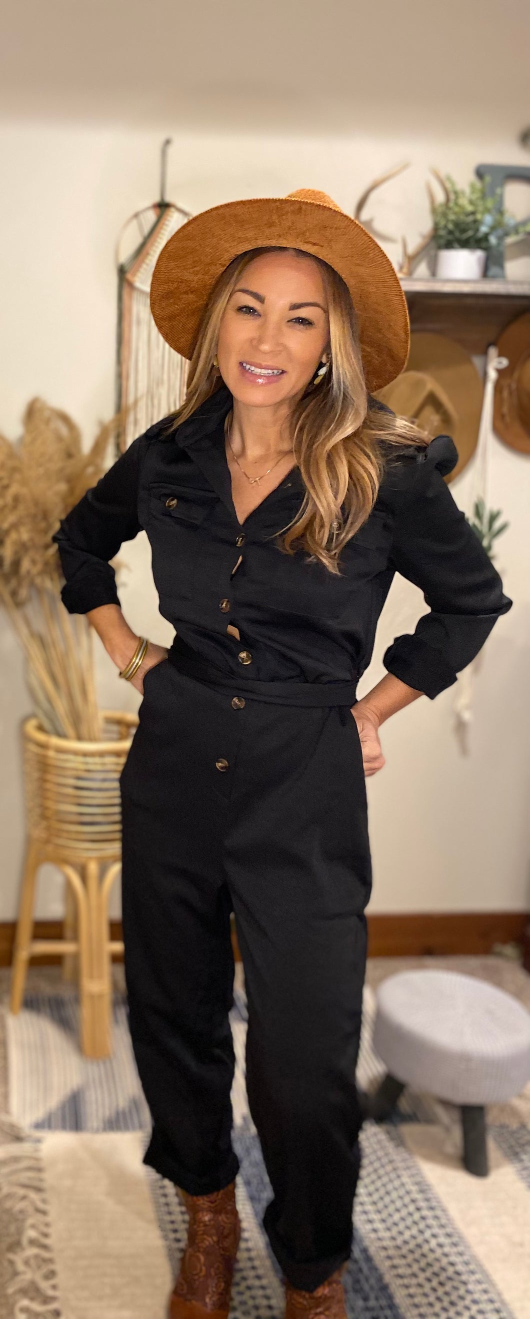 Montyclare black jumpsuit