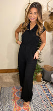Load image into Gallery viewer, Henson black jumpsuit/ Holiday collection 2
