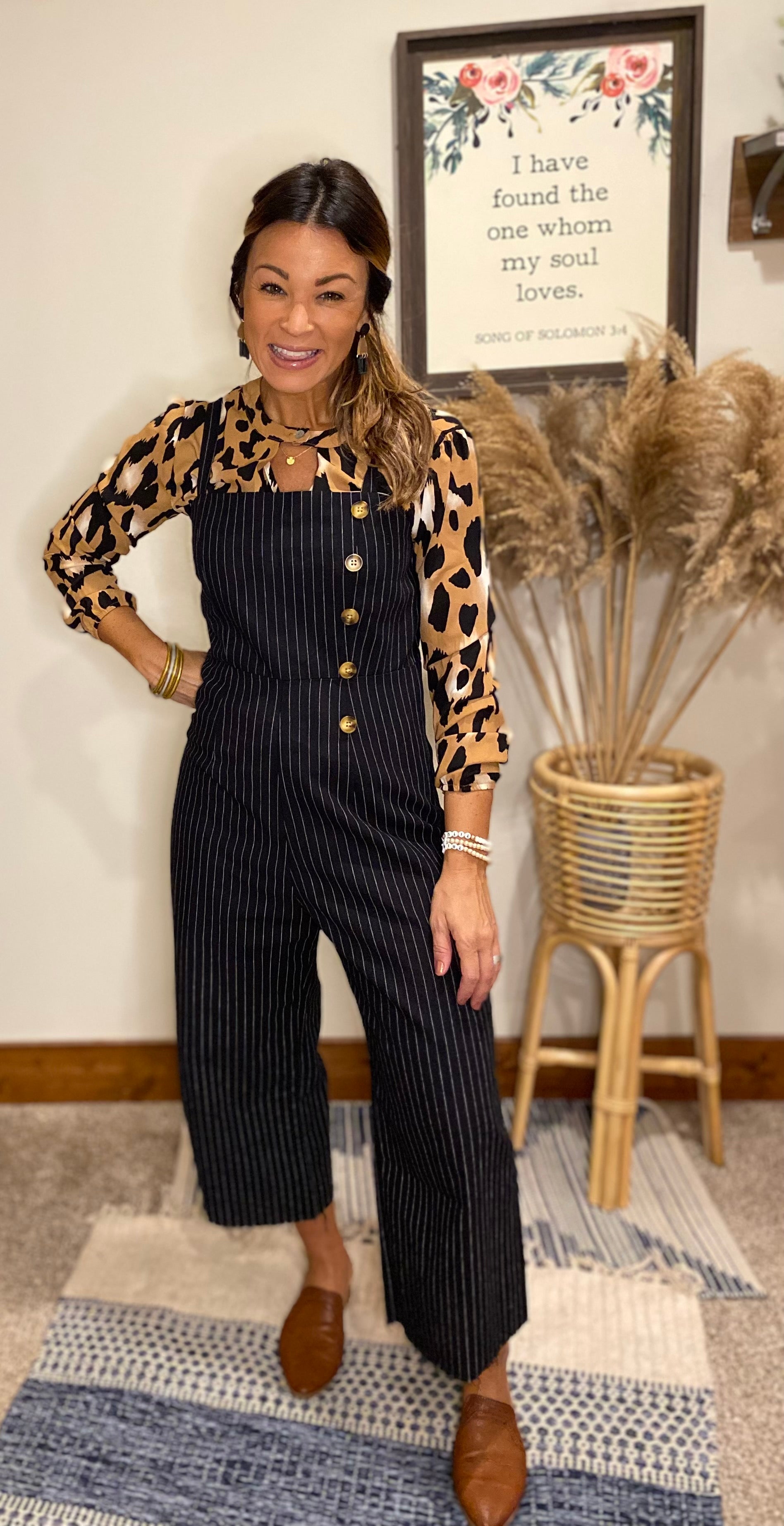 Nelly- cropped overalls