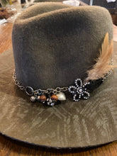 Load image into Gallery viewer, Hat band silver
