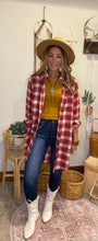 Load image into Gallery viewer, Abbie Plaid / flannel shirt
