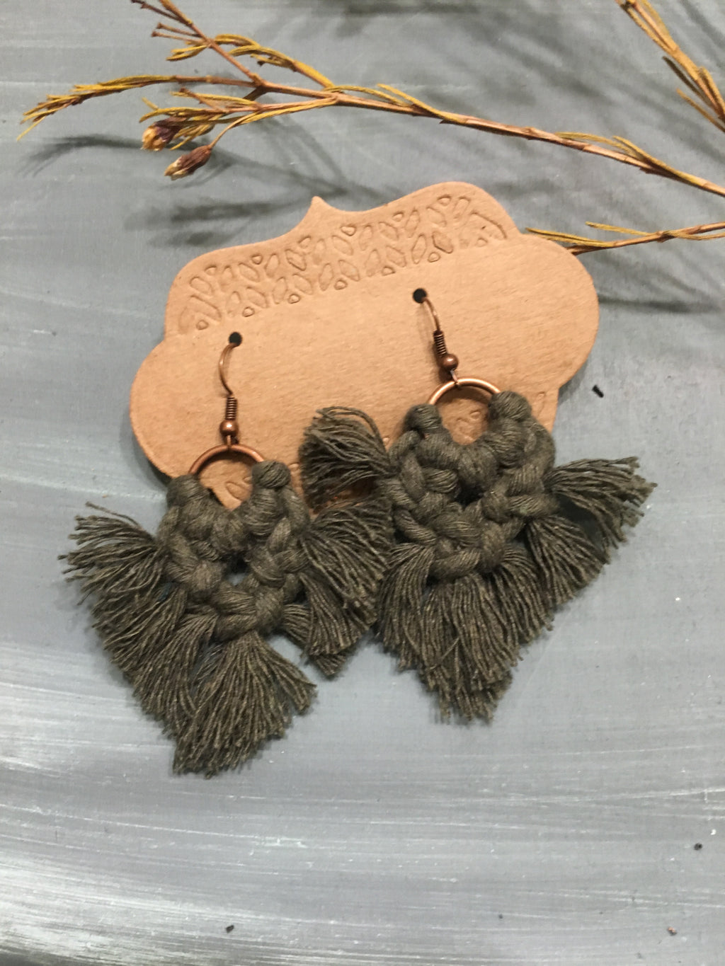 Macrame earrings