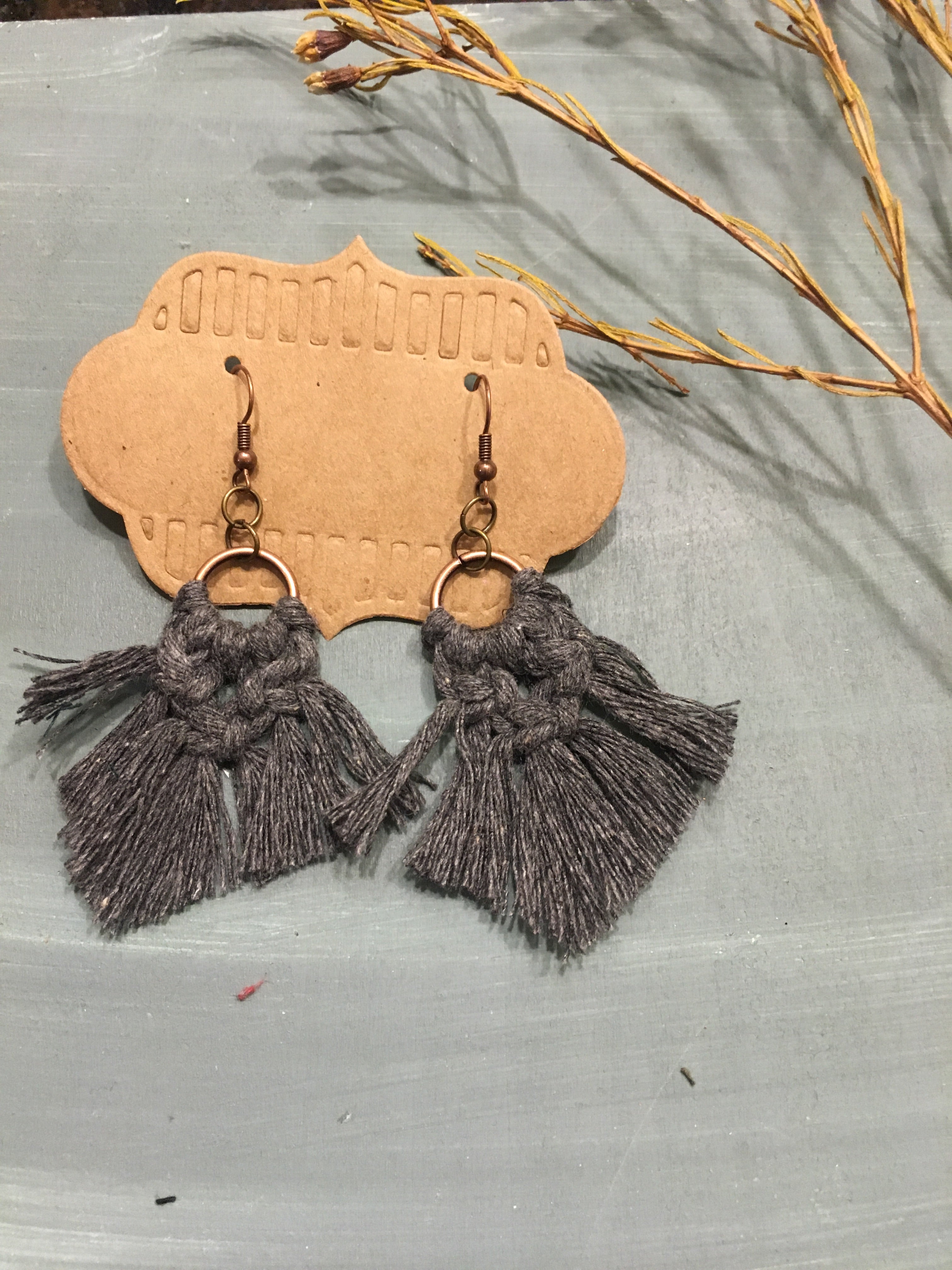Macrame earrings