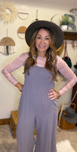 Load image into Gallery viewer, Pink sheer long sleeve layering top
