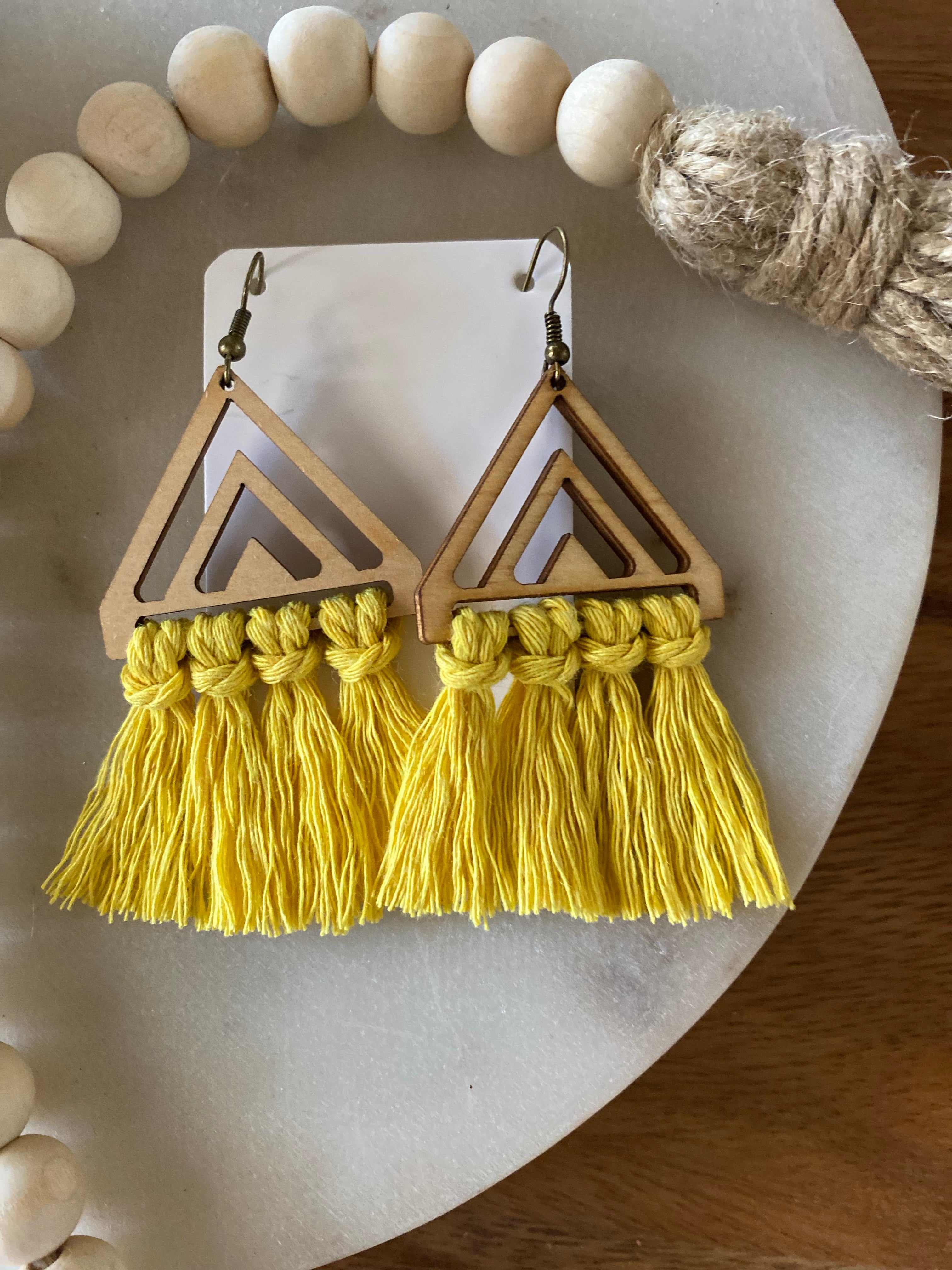 Macrame earrings