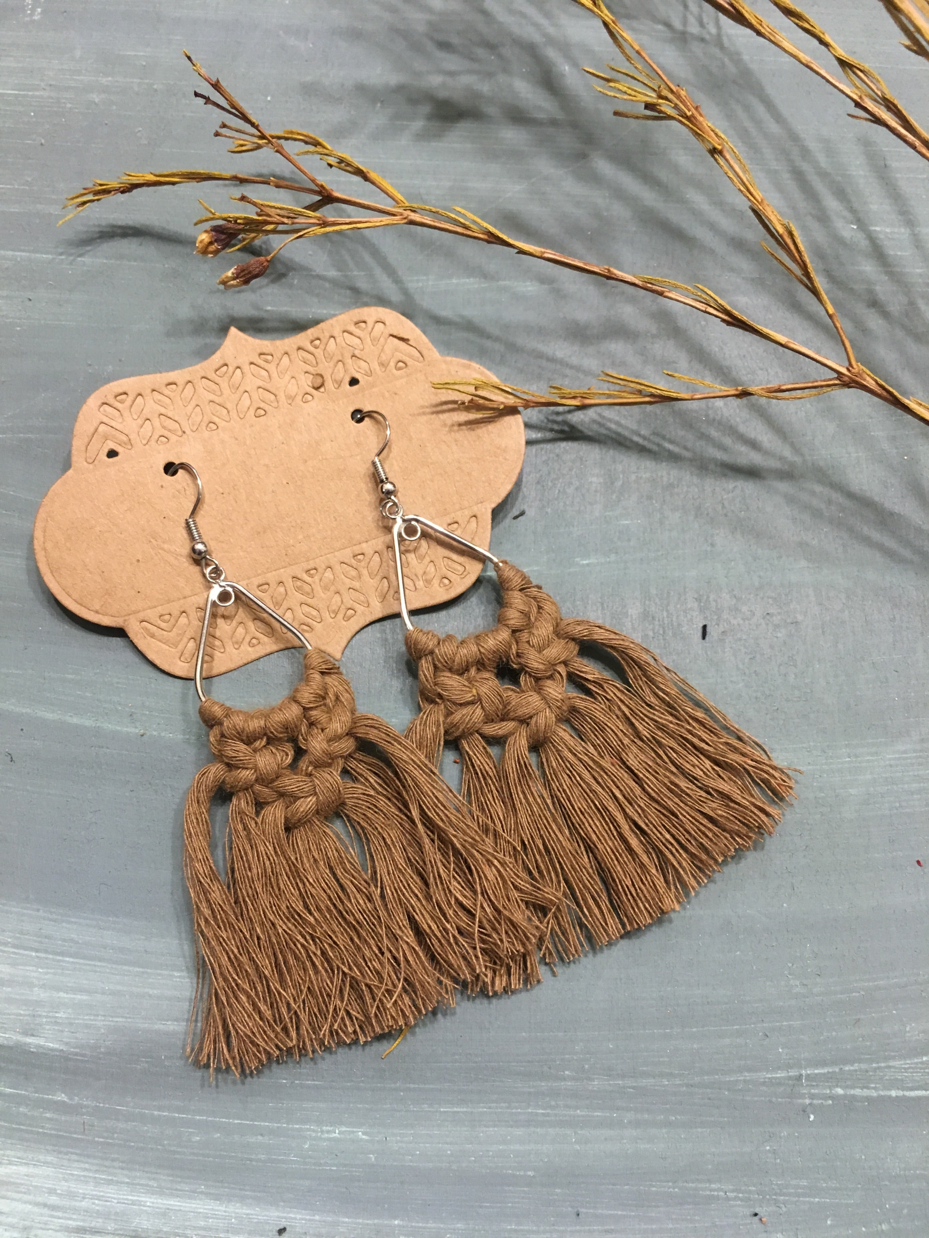Macrame earrings