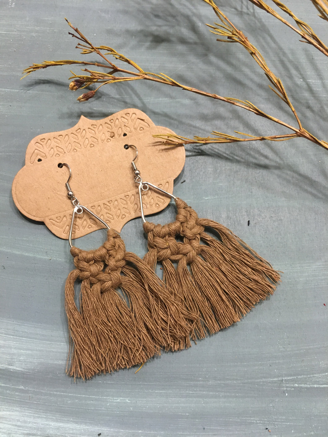 Macrame earrings