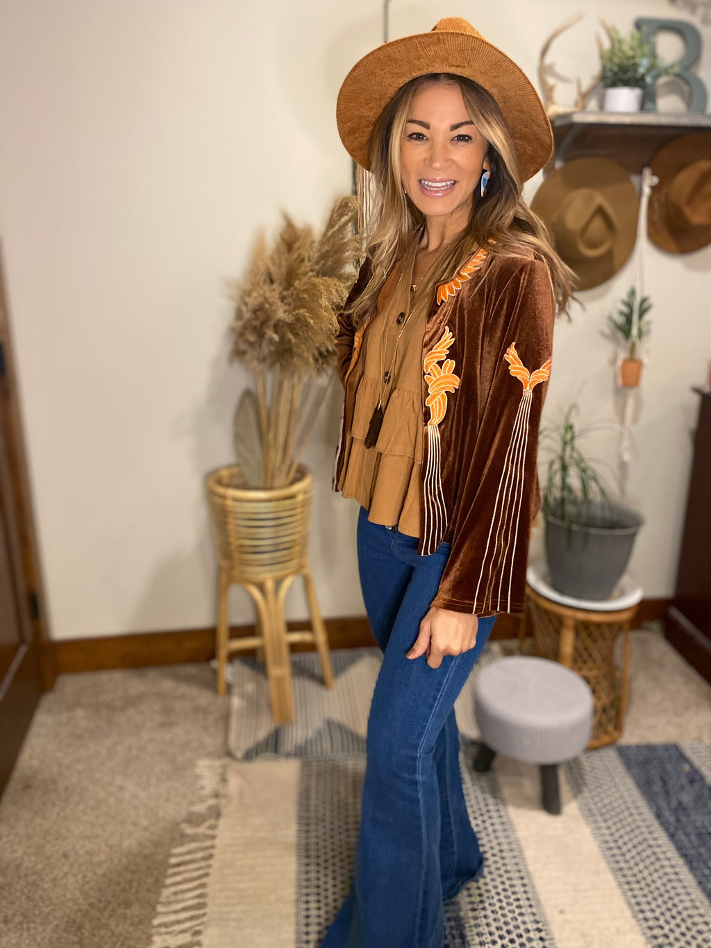 VENNY - Velvet blazer