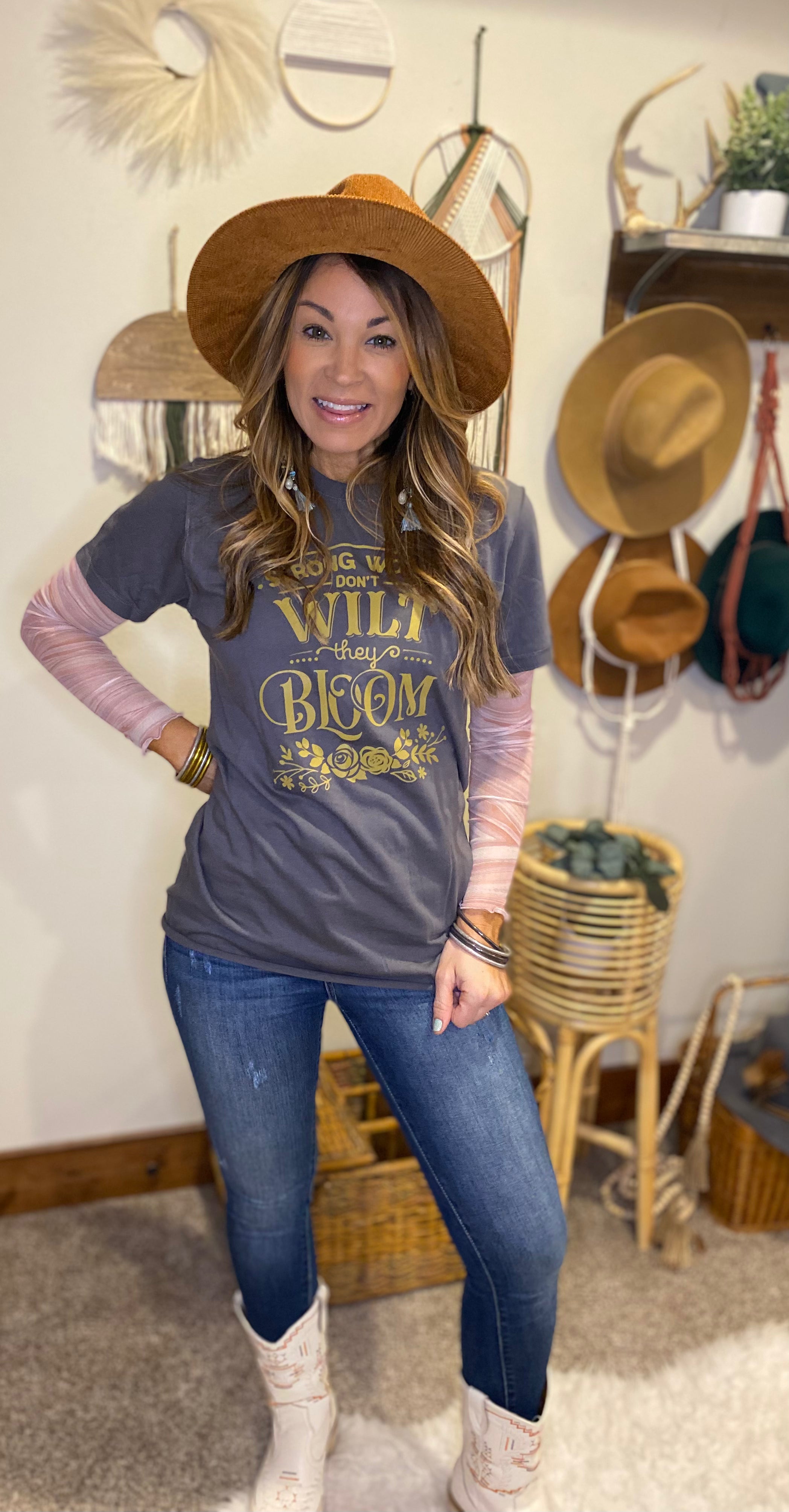 Layering sheer  long sleeve layering shirt