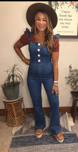 Load image into Gallery viewer, Denim overalls/ jumper
