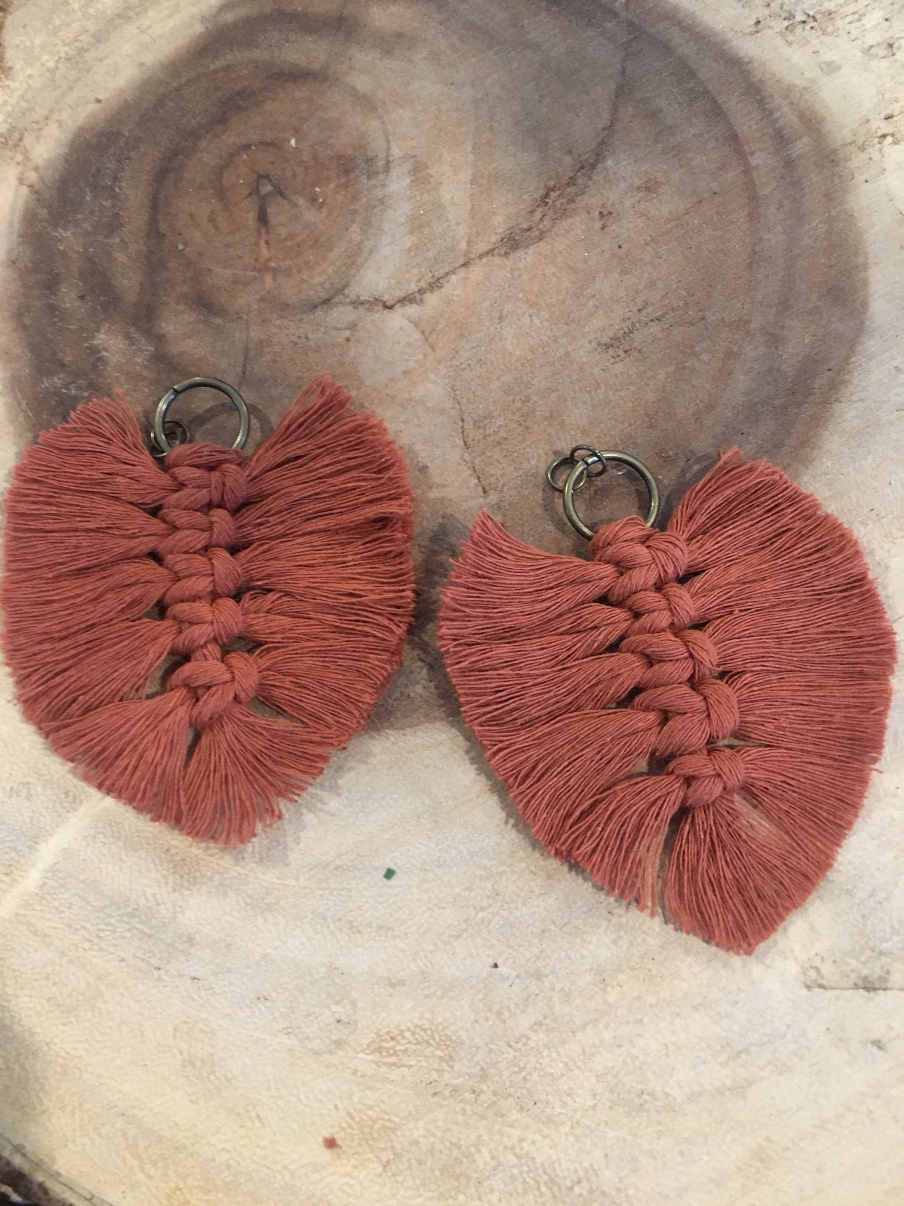 Macrame earrings