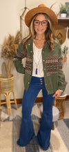 Load image into Gallery viewer, Zenna olive / corduroy jacket/ shacket
