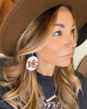 Load image into Gallery viewer, Kansas City earrings/ game day merch
