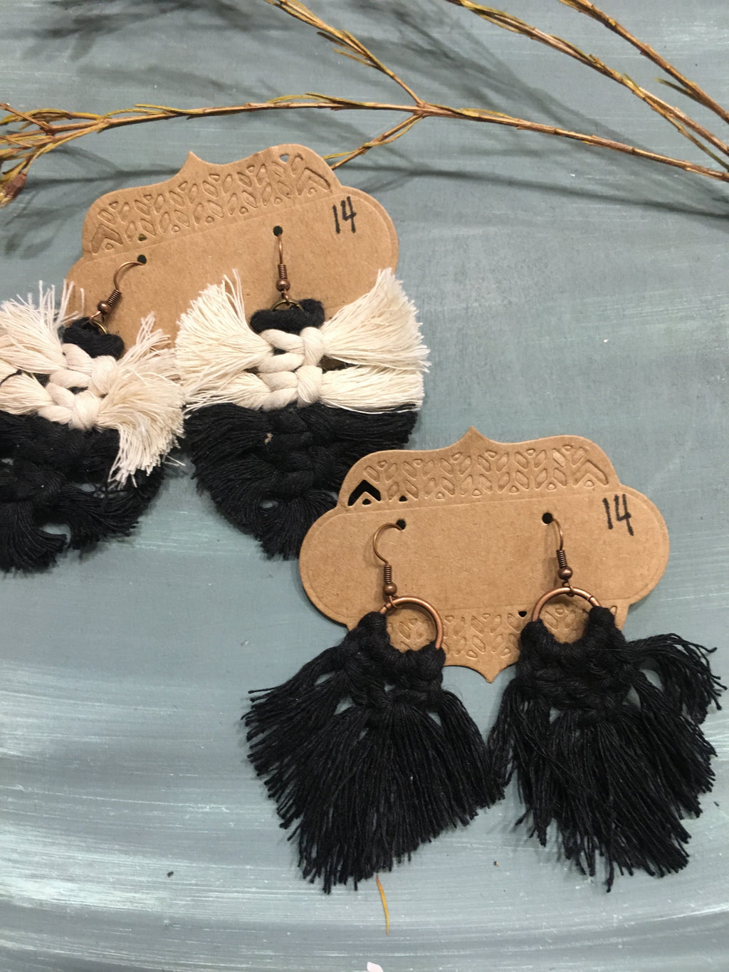 Macrame earrings