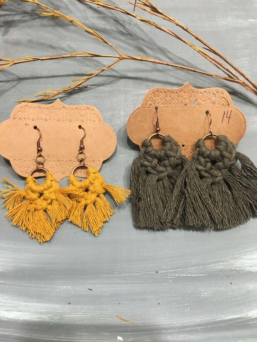 Macrame earrings