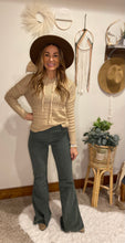 Load image into Gallery viewer, Anita bell bottom pants / flare pants corduroy
