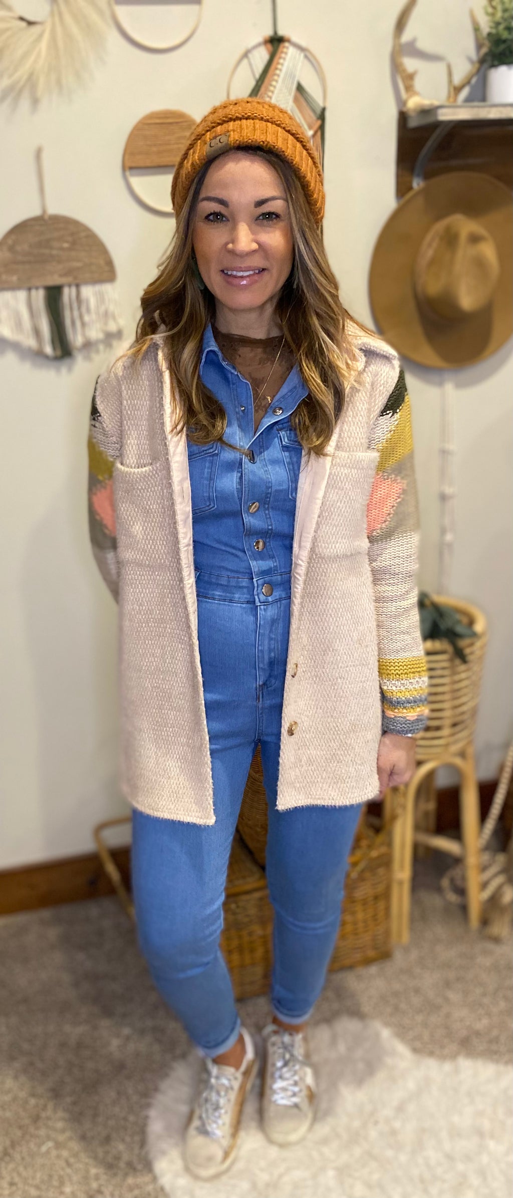 Taylor denim jumpsuit