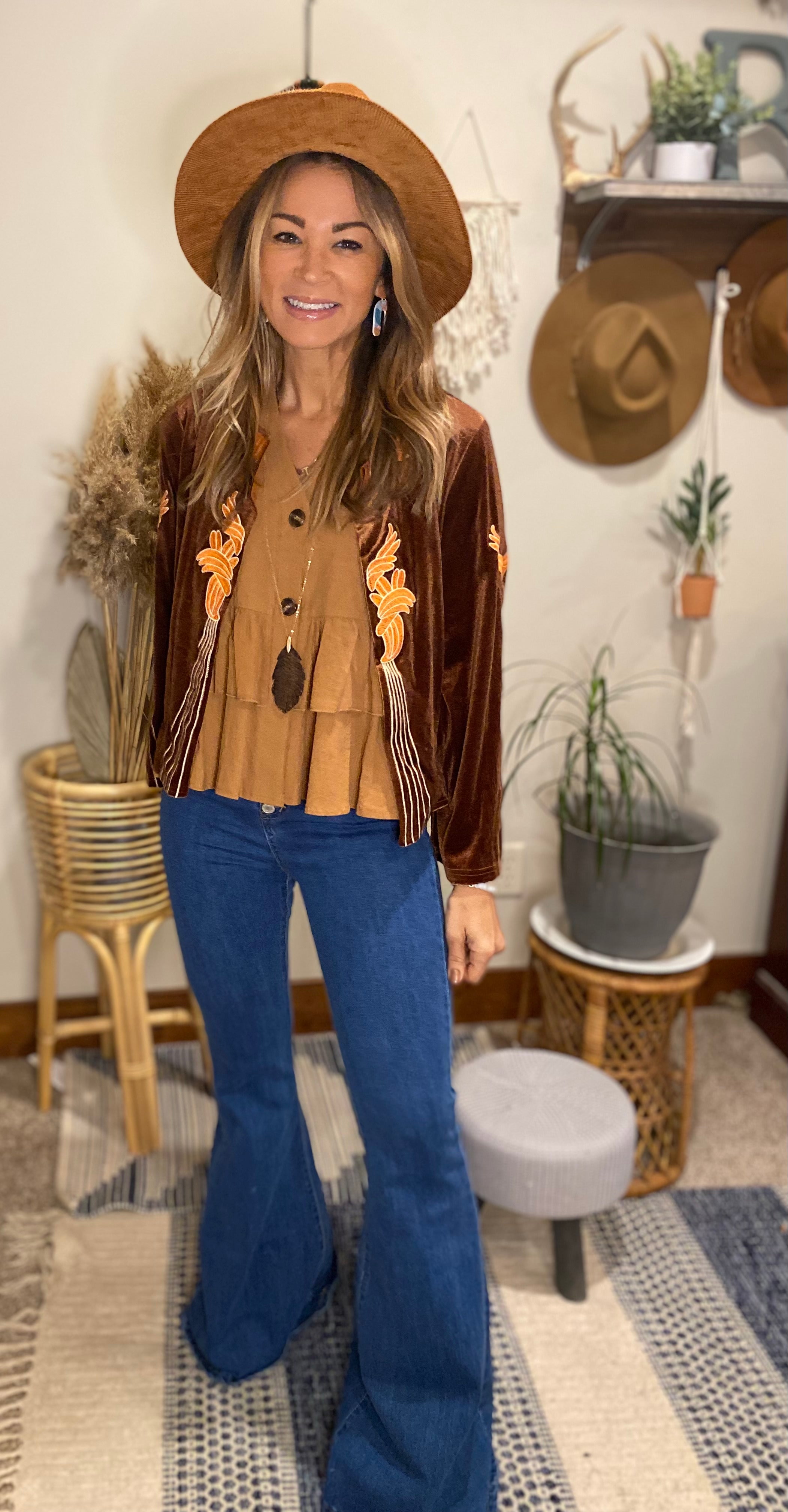 VENNY - Velvet blazer
