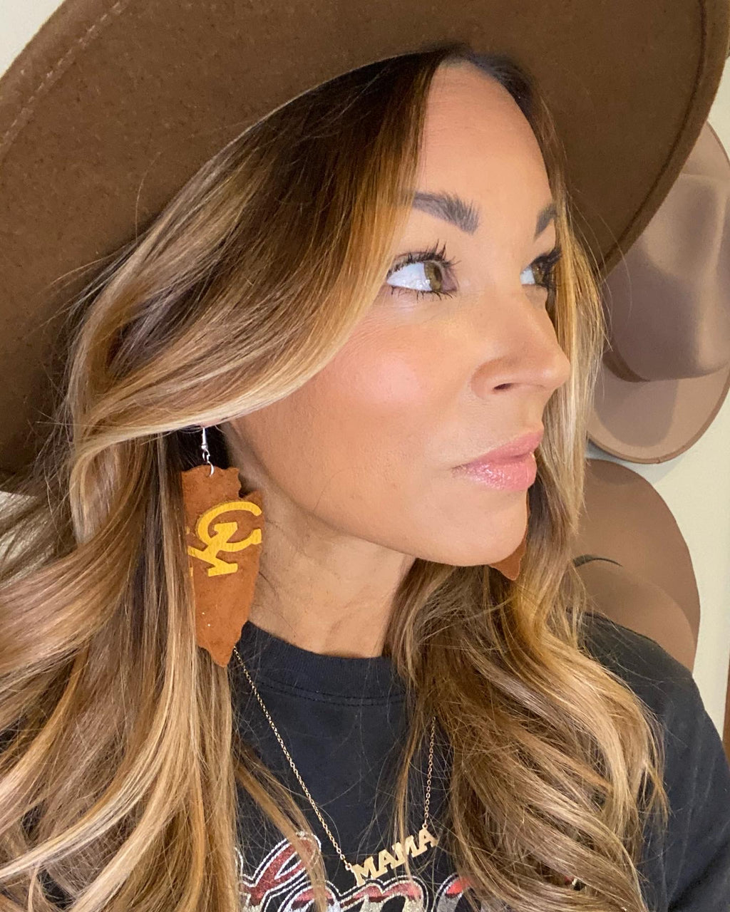 Kansas City earrings/ game day merch
