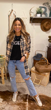 Load image into Gallery viewer, Plaid shirt/ button up flannel
