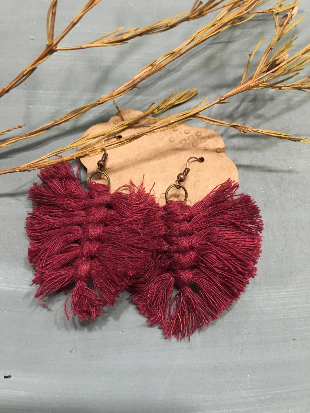 Macrame earrings