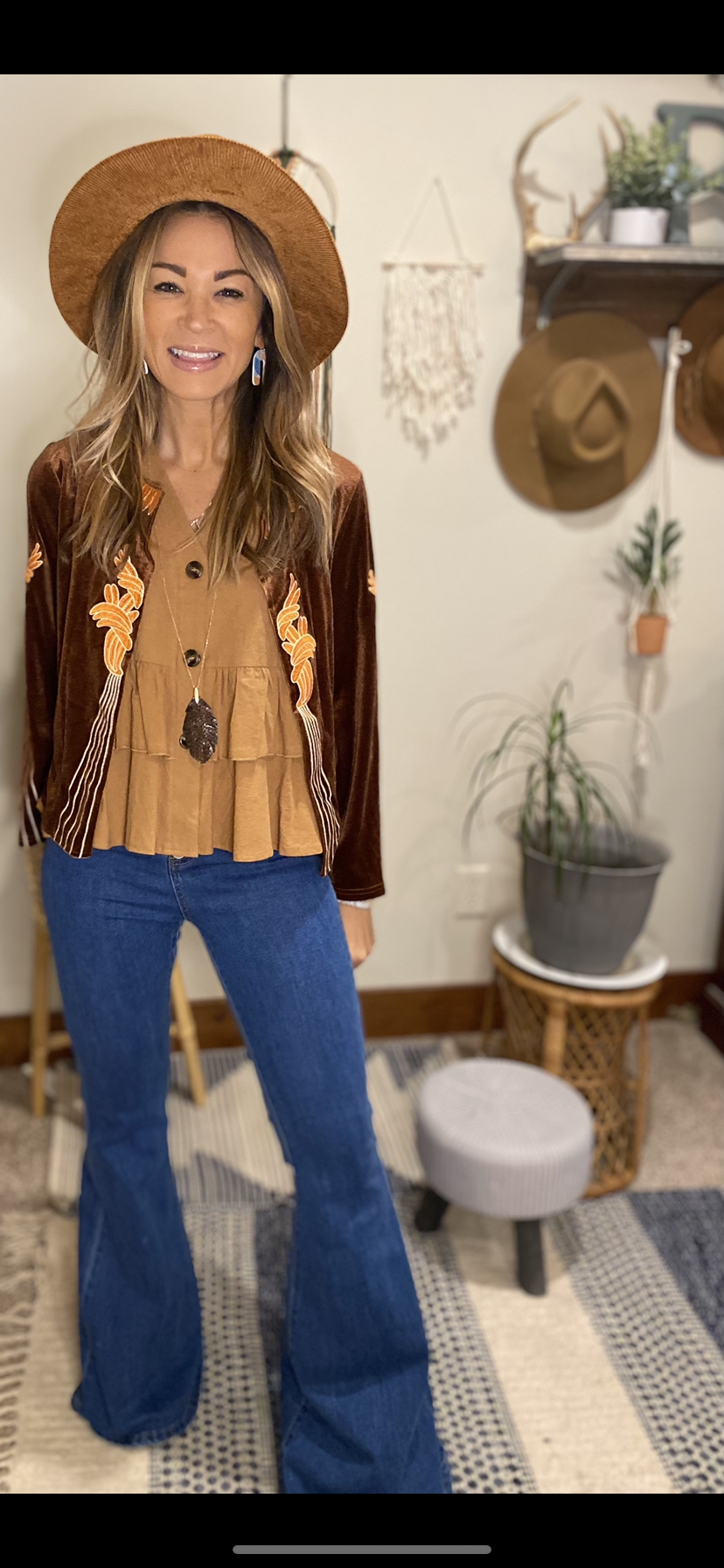 Jaqueline velvet kimono