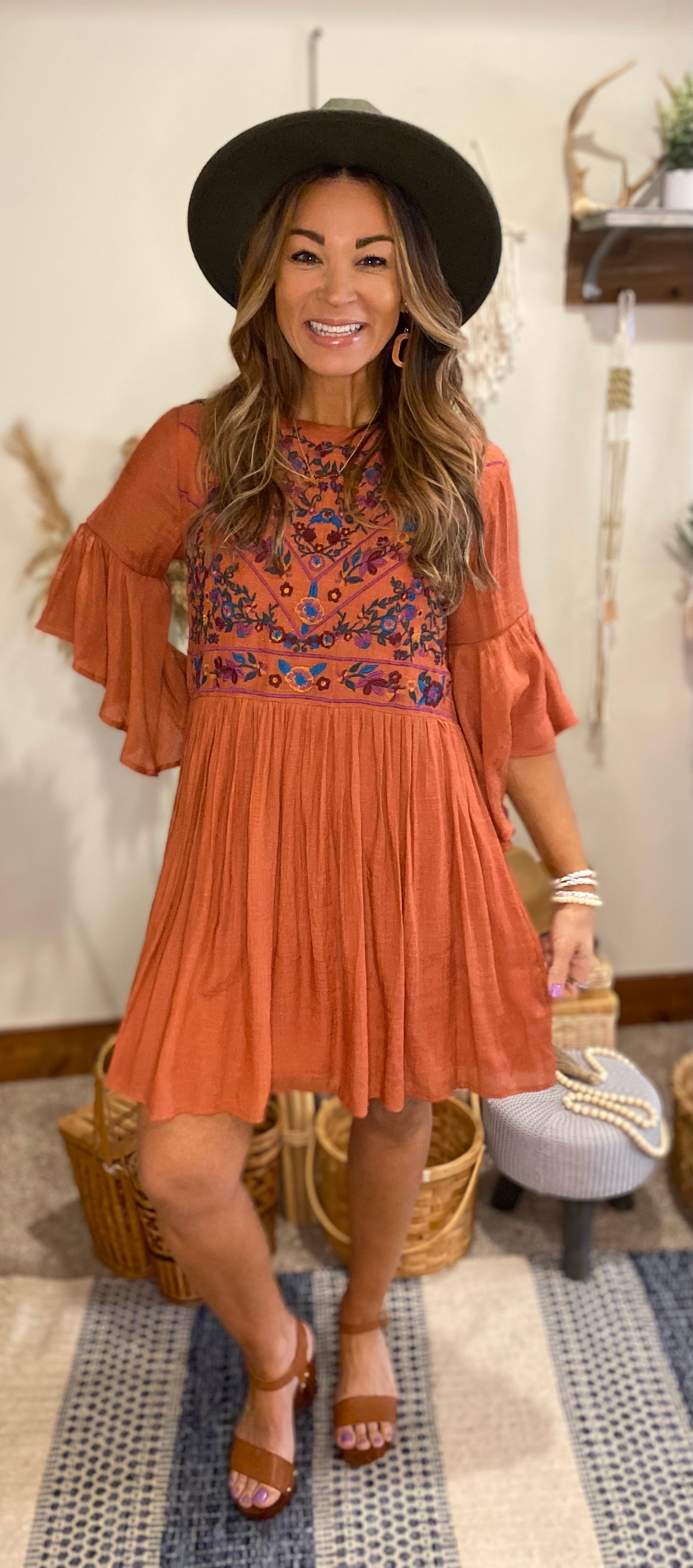 Angel embroidery dress dresses