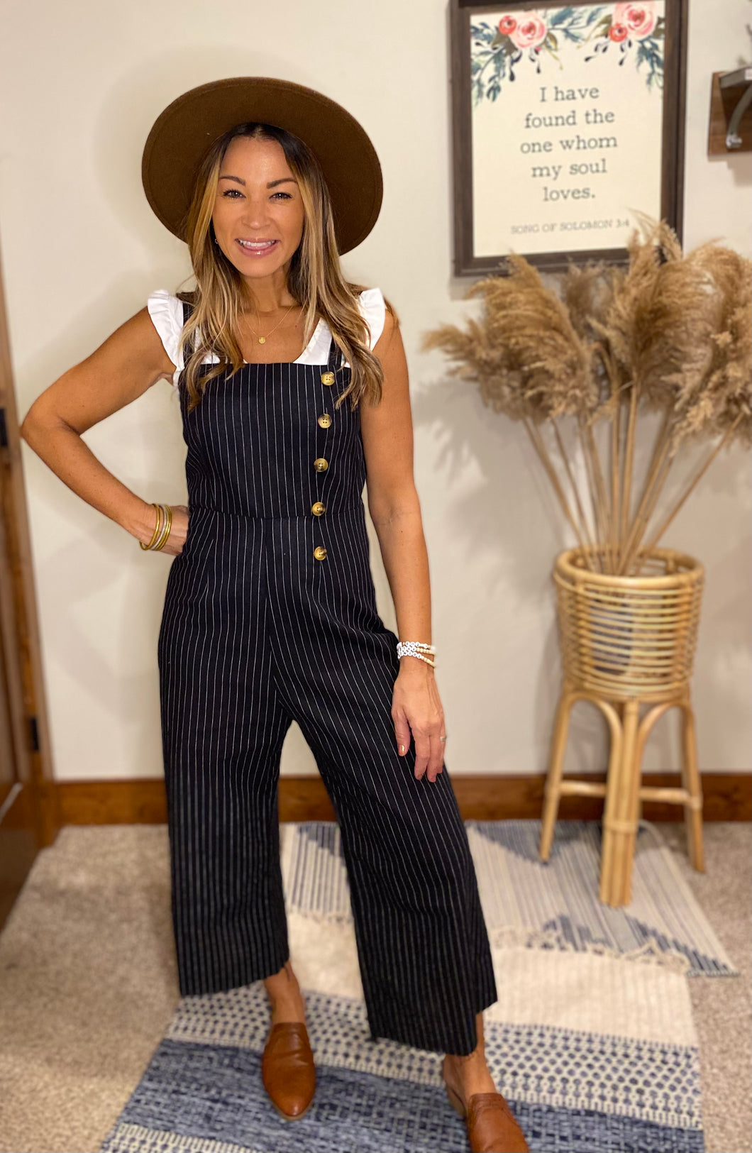 Nelly- cropped overalls