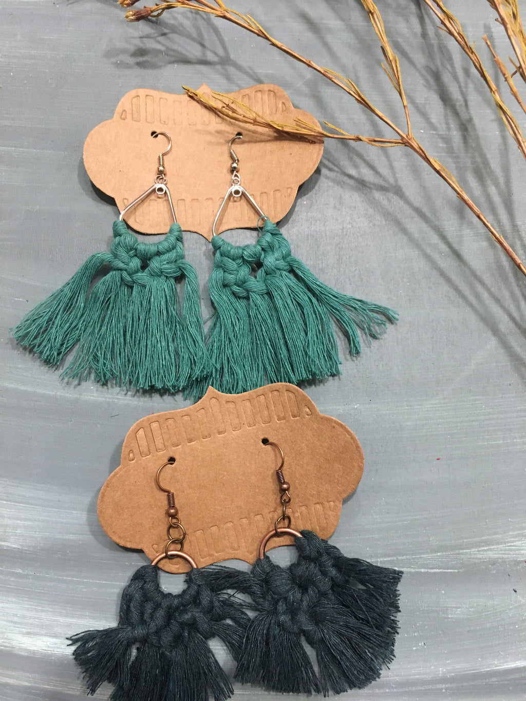 Macrame earrings
