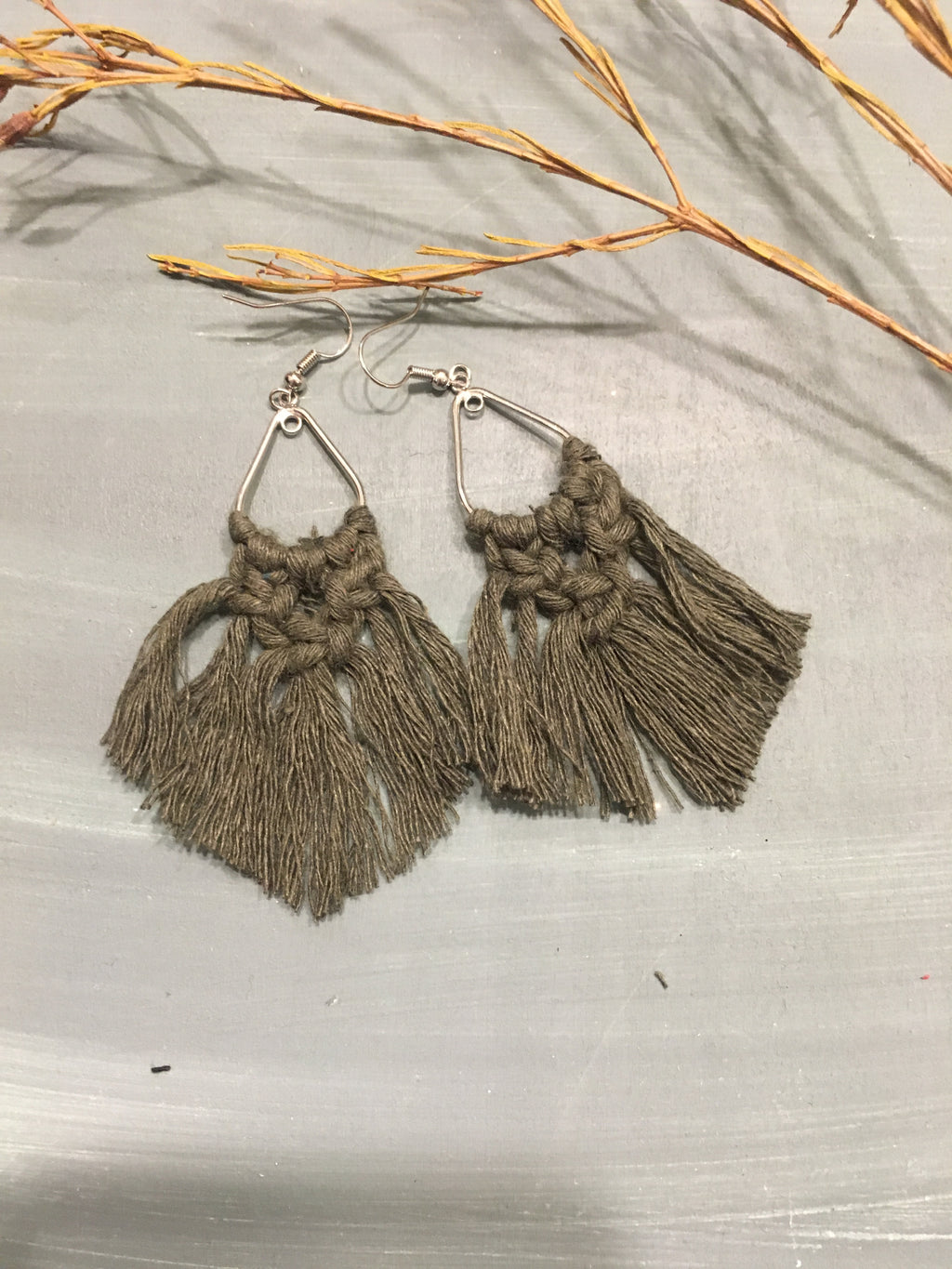 Macrame earrings