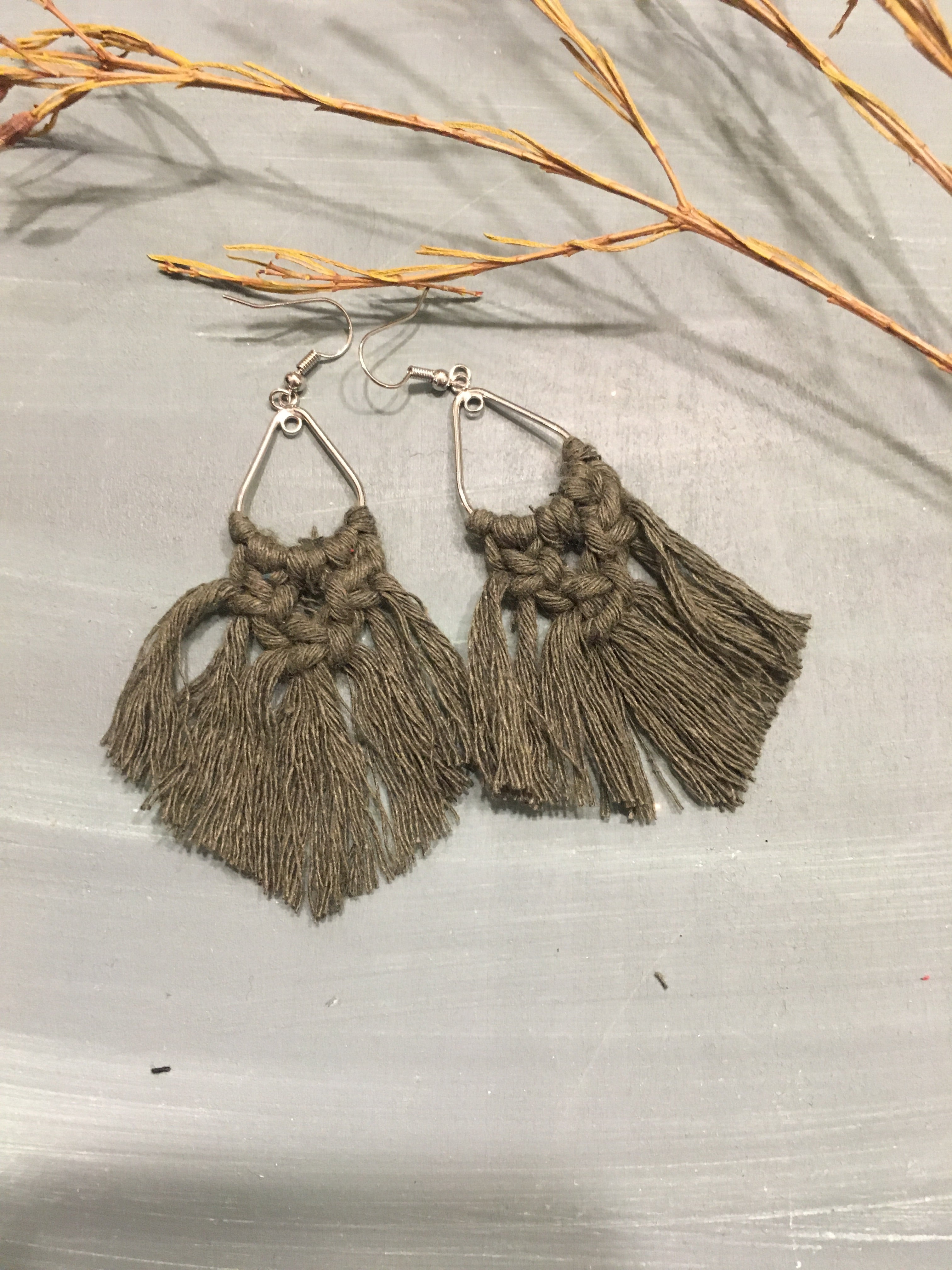 Macrame earrings