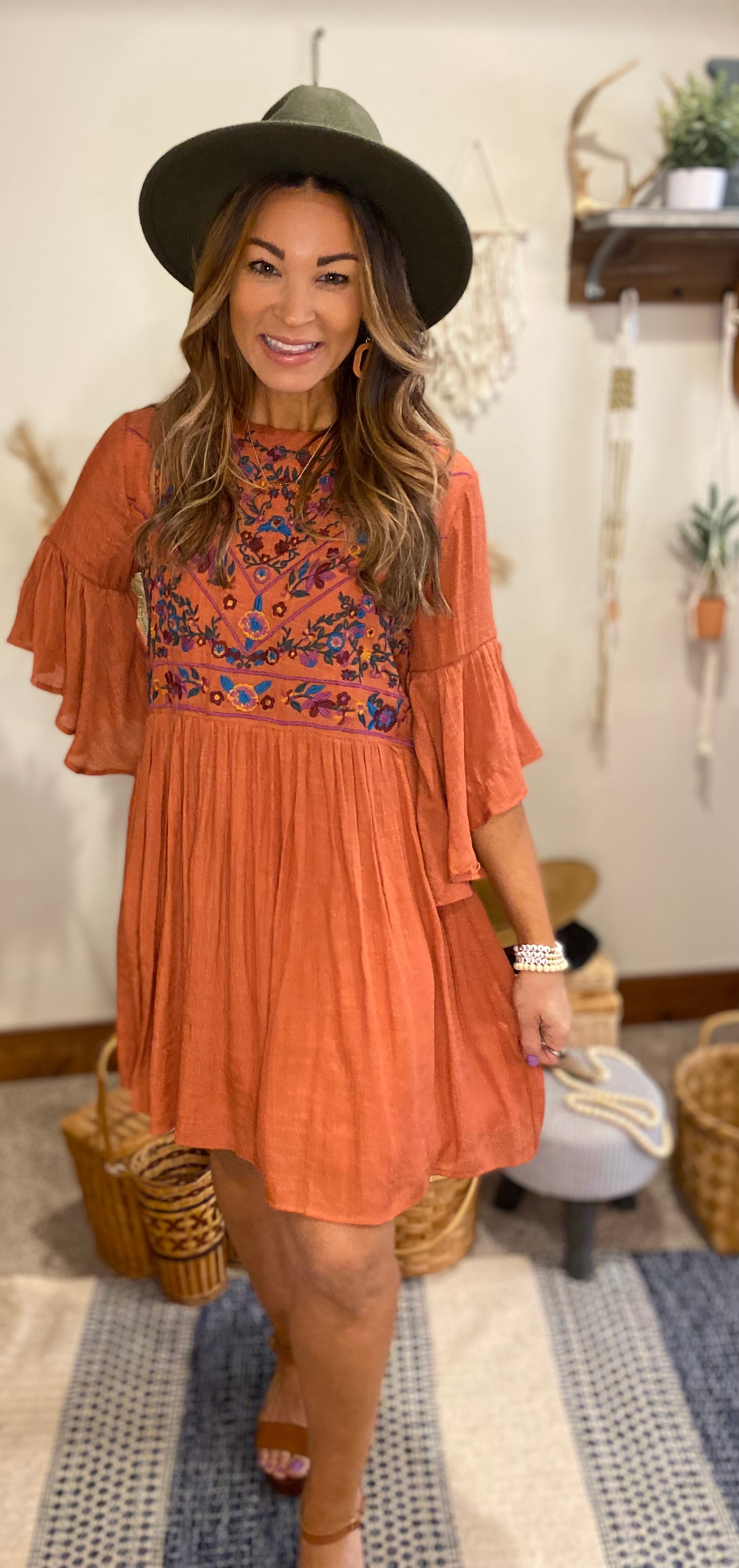 Angel embroidery dress dresses