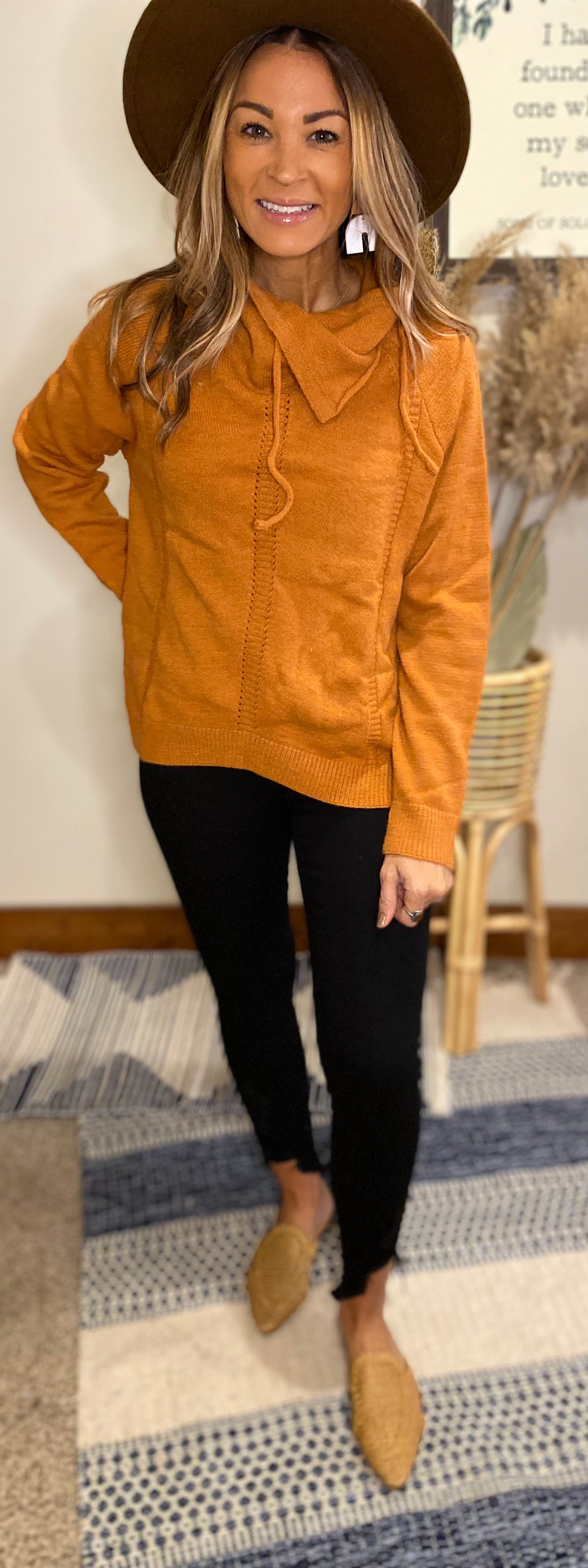 Drew camel pullover new fall/ sweater