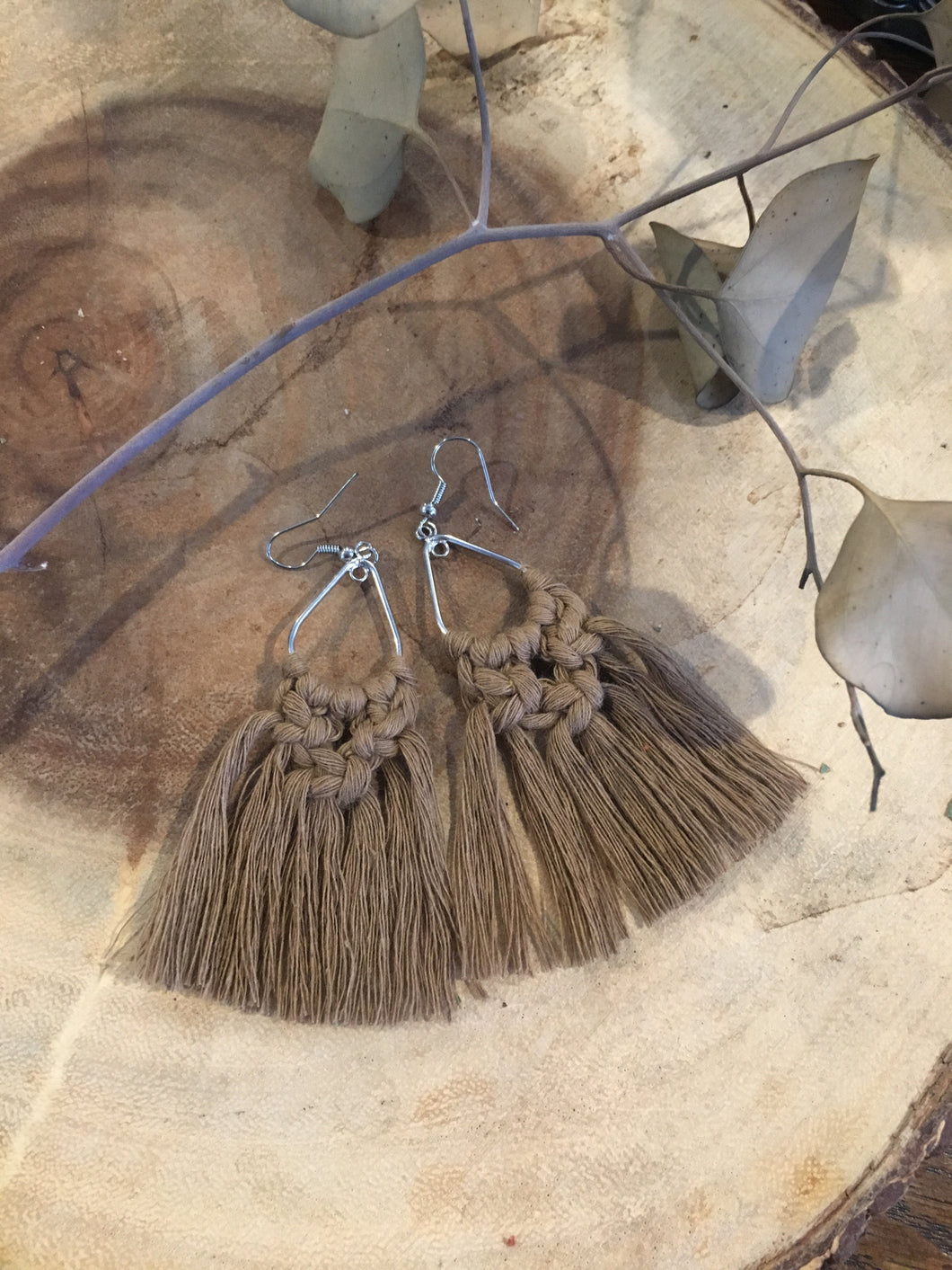 Macrame earrings