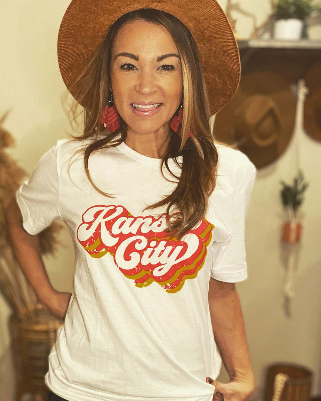 Kansas City shirts/ sport/ game day merch theme