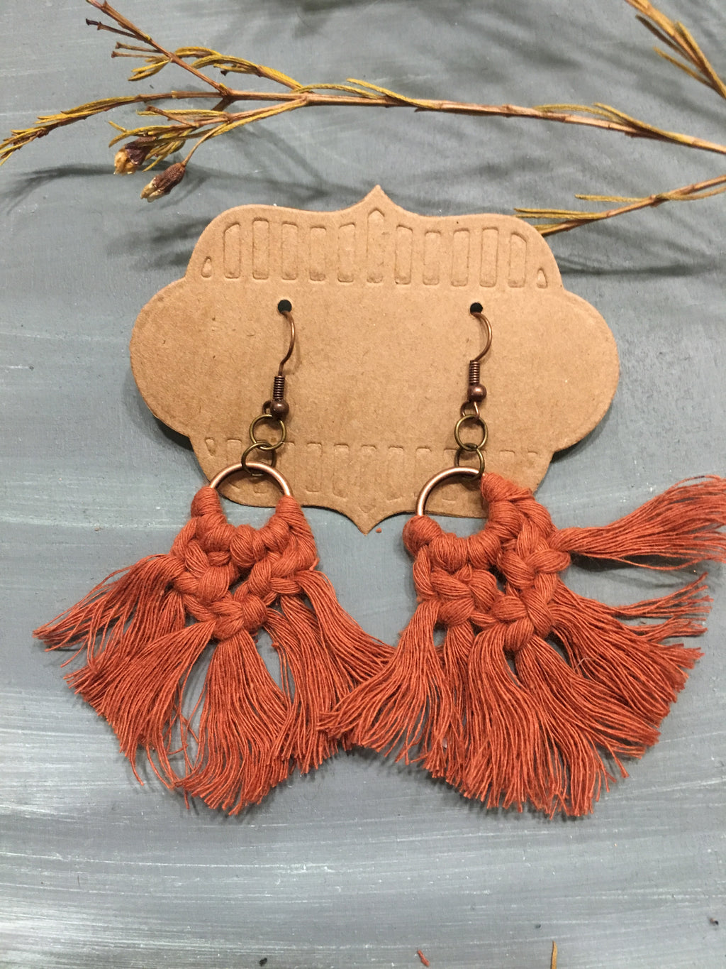 Macrame earrings