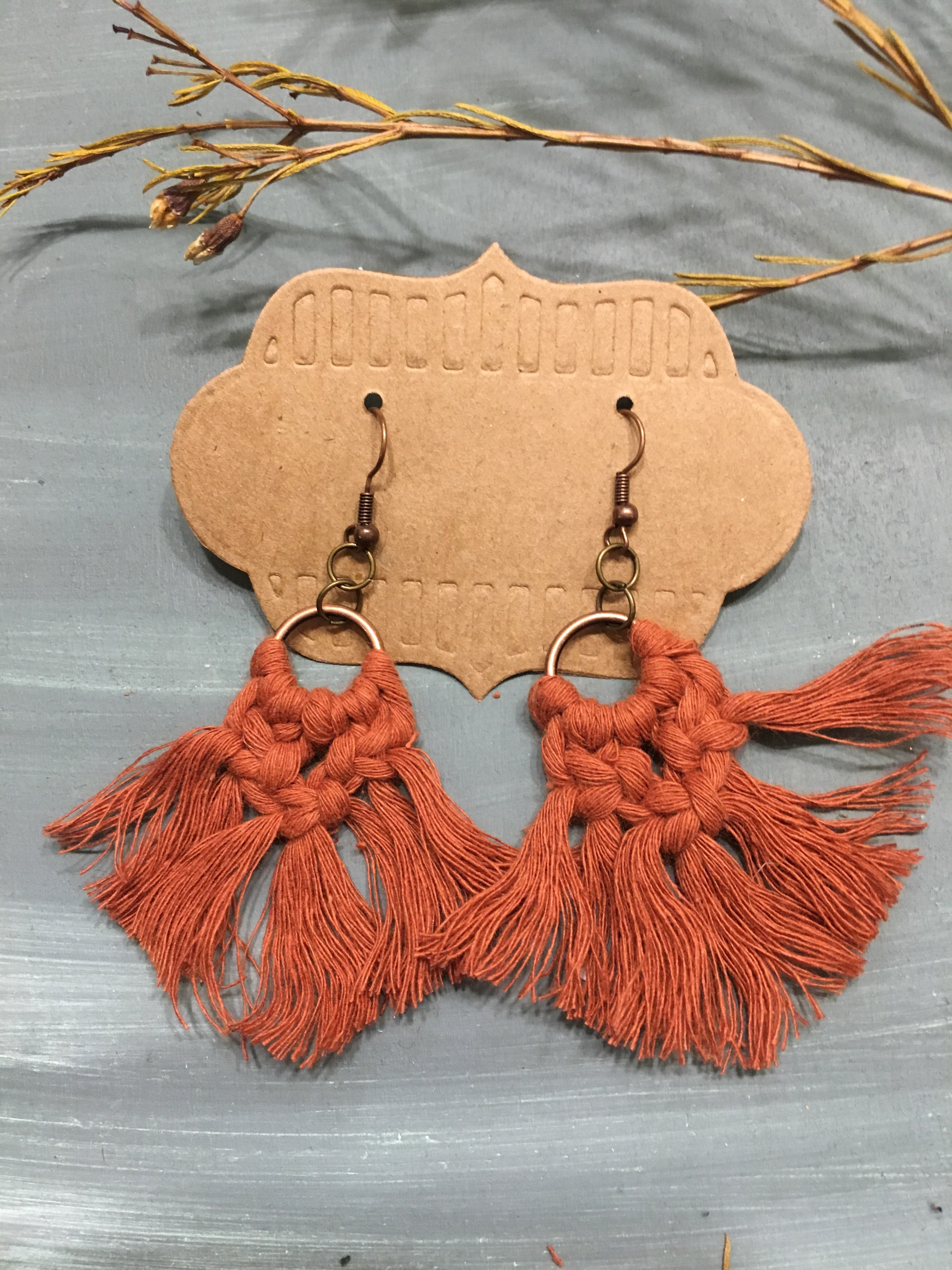 Macrame earrings