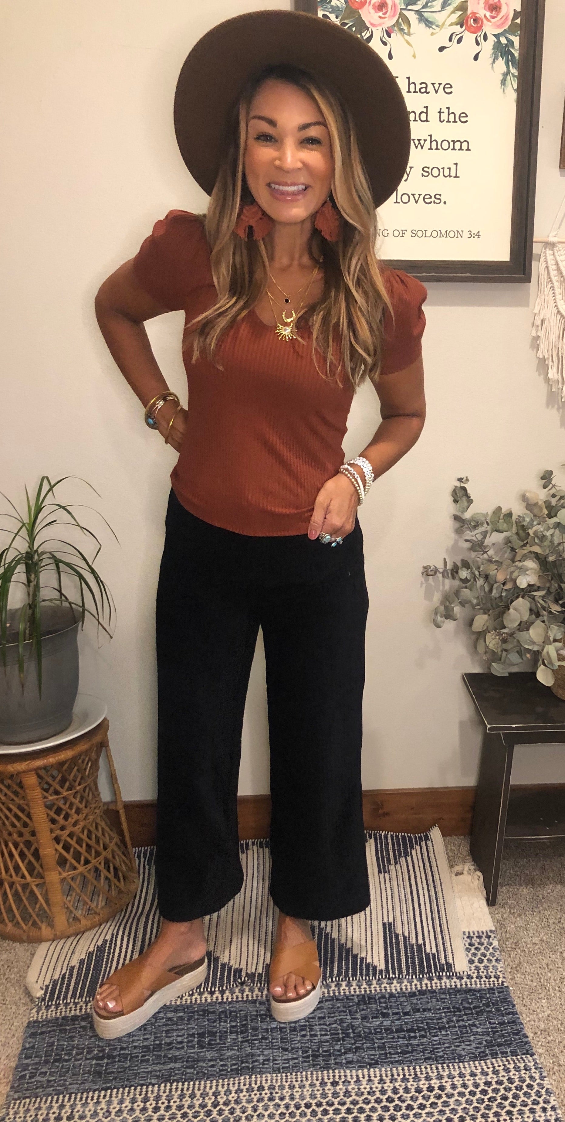 Fay- cropped corduroy pants