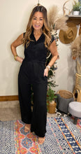 Load image into Gallery viewer, Henson black jumpsuit/ Holiday collection 2
