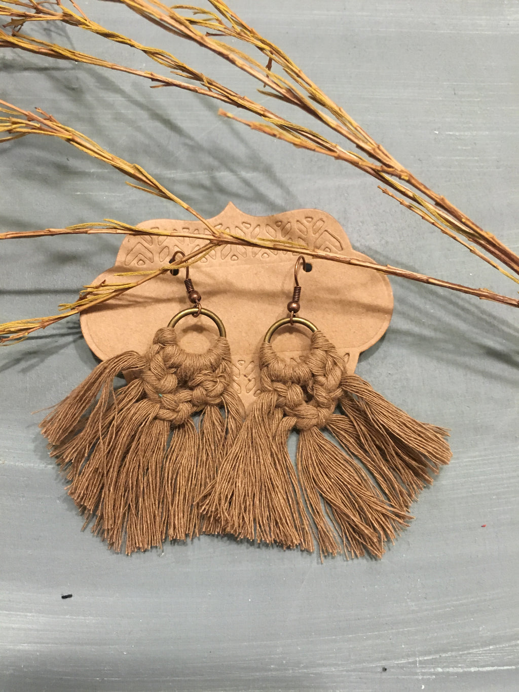 Macrame earrings