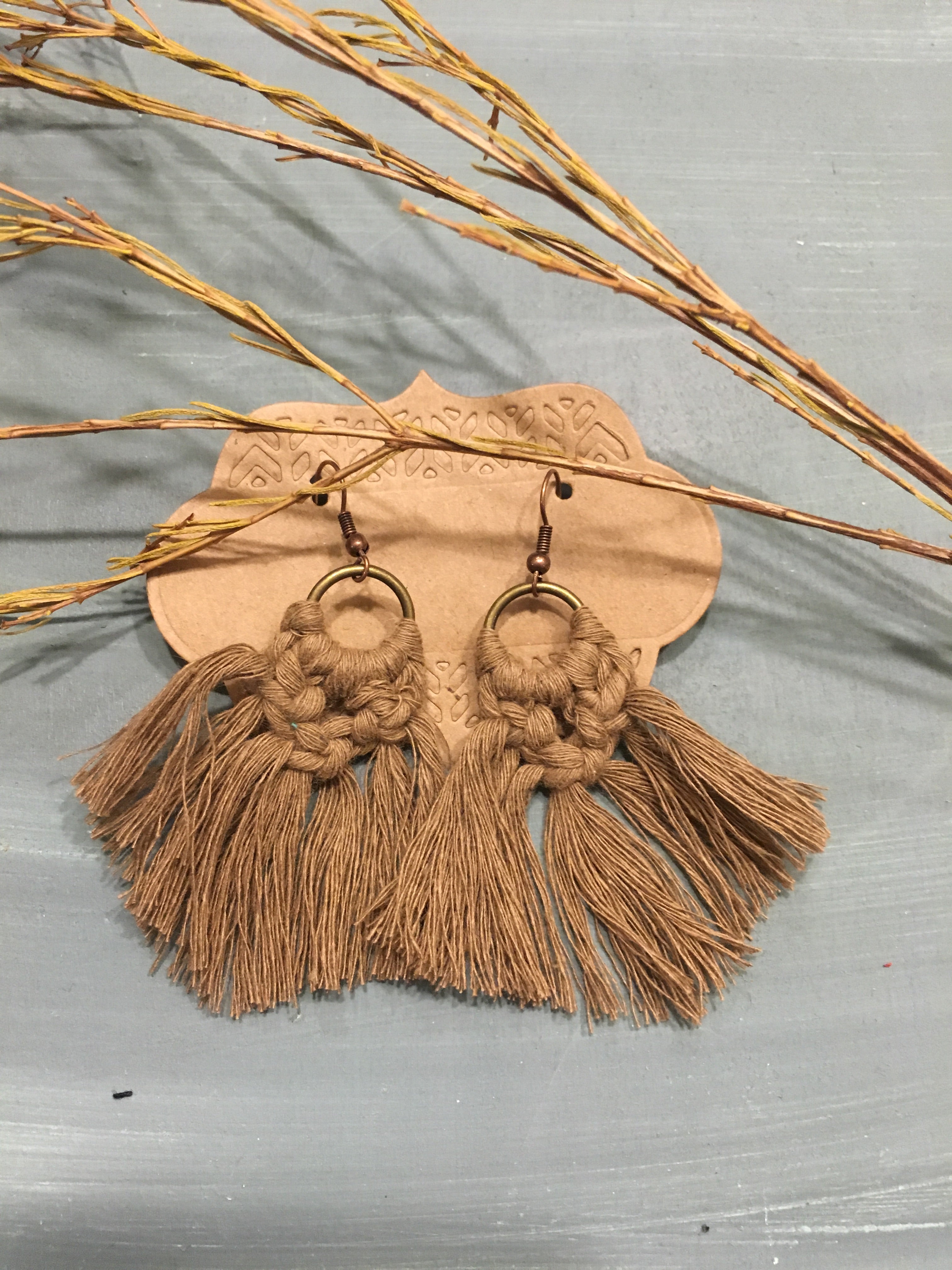 Macrame earrings